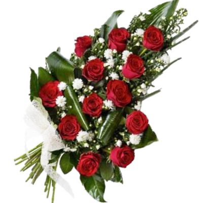 Ramo funeral rojo